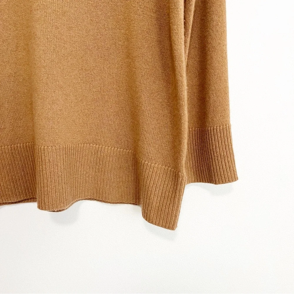BOGO! J. Crew Wool Cashmere Oversized Crewneck Tunic Sweater Camel XS